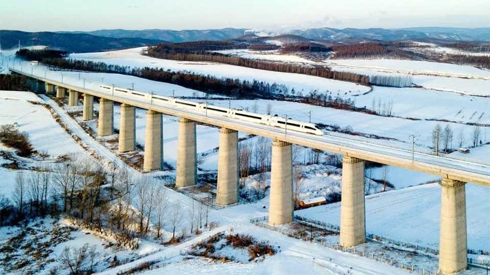 China launches “Snow Dragon” bullet train to boost winter tourism