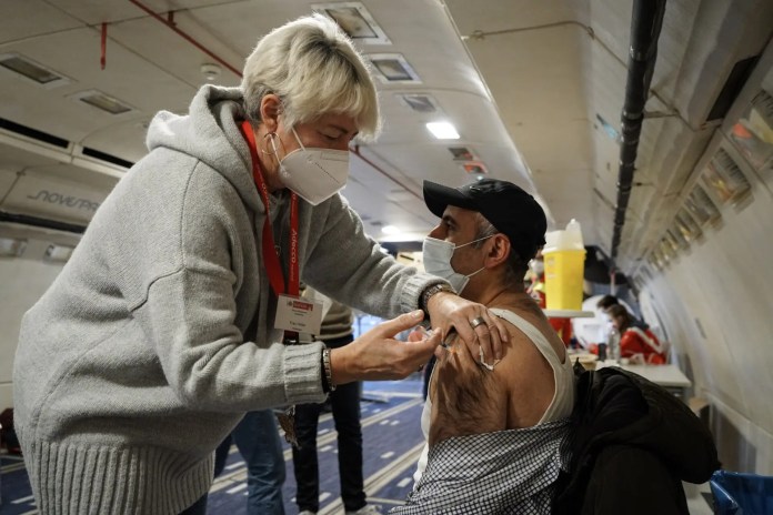 Cologne airport offers the chance to be vaxxed in ‘Zero-G’