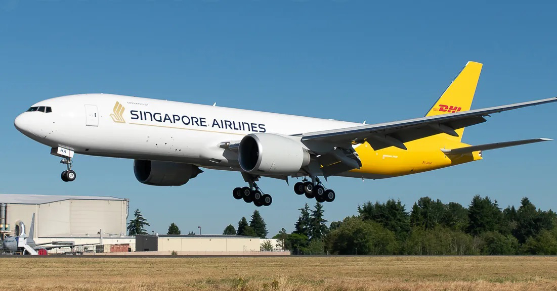 SIA takes delivery of 3rd B777F, to be operated exclusively for DHL Express