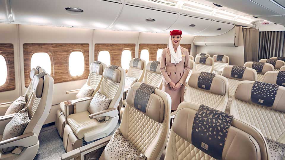 All Emirates A380 services to New York to offer the Premium Economy cabin