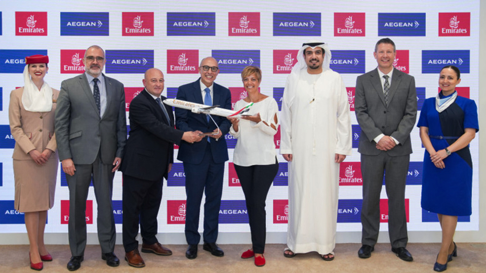 Emirates and AEGEAN enhance partnership to offer reciprocal loyalty benefits