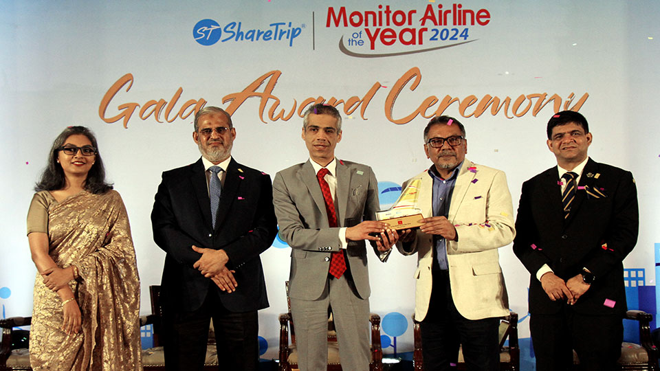 Emirates crowned Airline of the Year 2024 at ShareTrip–Monitor Awards