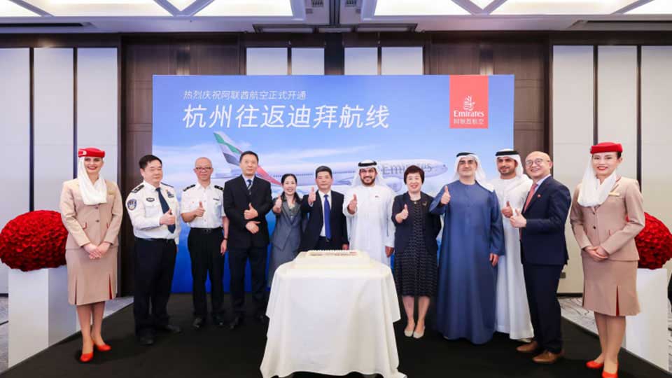 Emirates launches daily flight to Hangzhou, fifth gateway in China