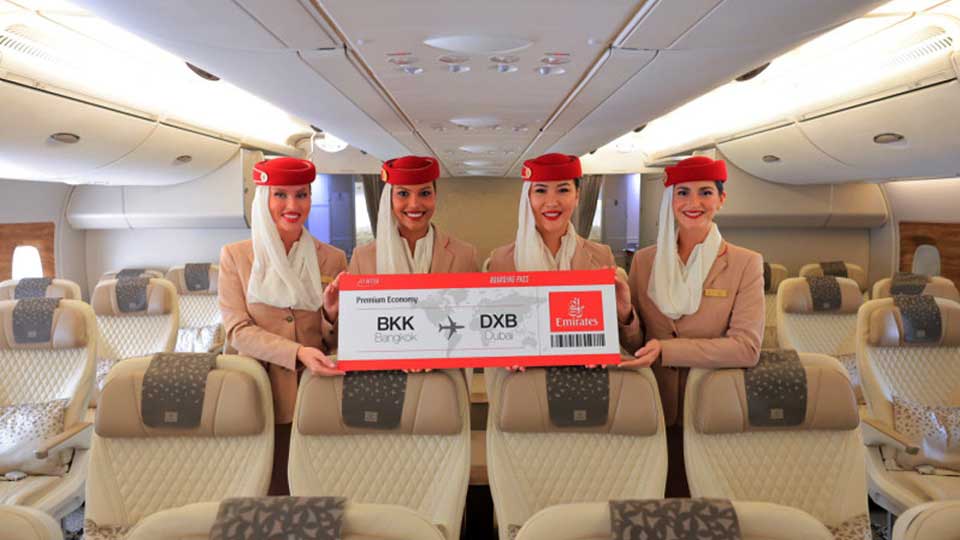 Emirates offers Premium Economy cabin on Dubai-Bangkok route