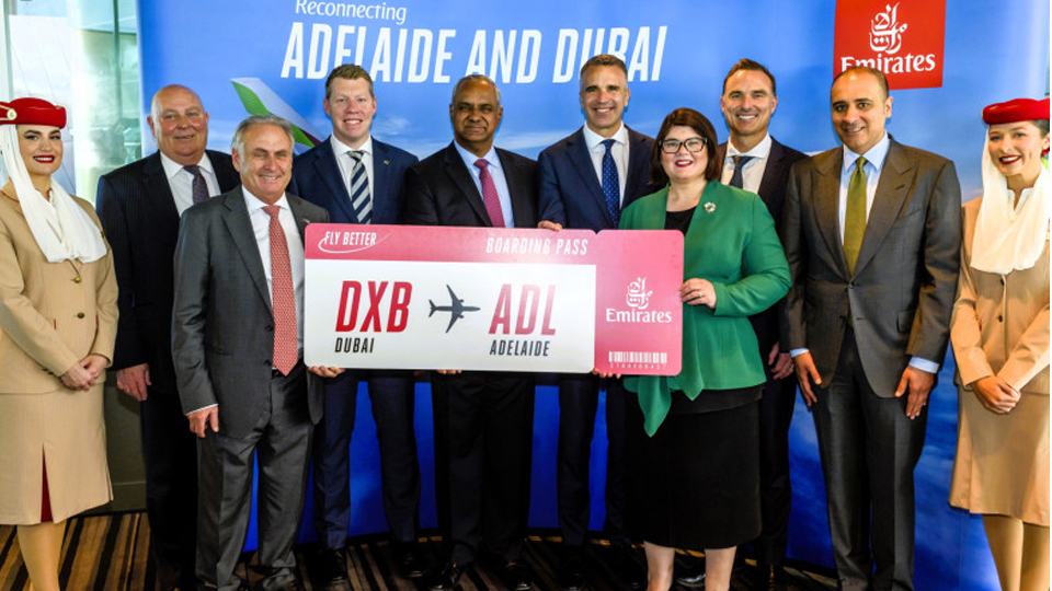 Emirates returns to Adelaide with daily service