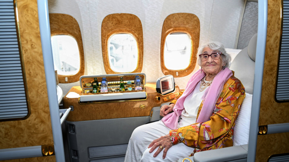 Emirates welcomes 101-year-old Algerian woman onboard