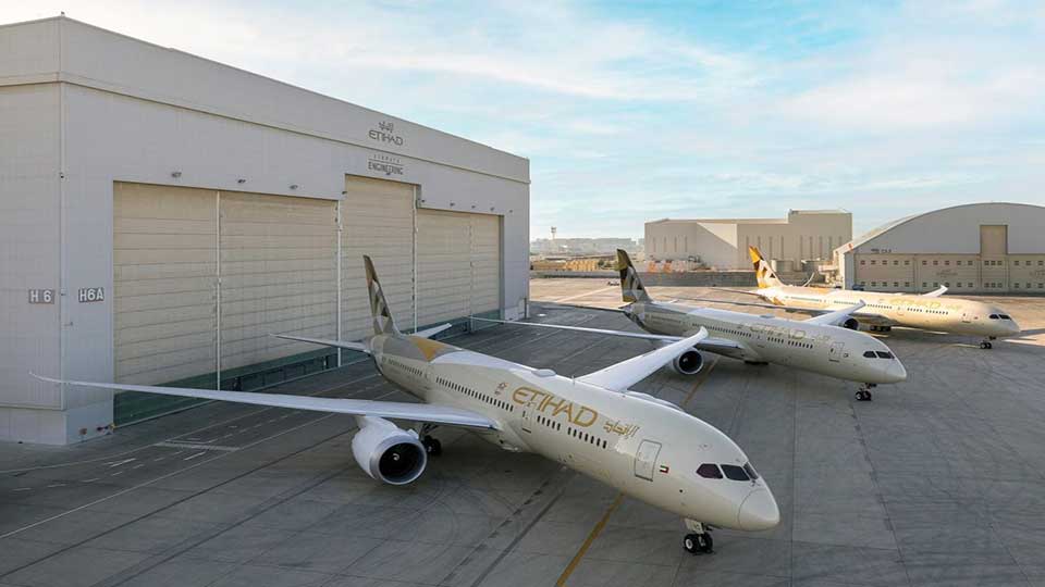 Etihad welcomes 3 new Boeing 787-9 Dreamliners to its fleet