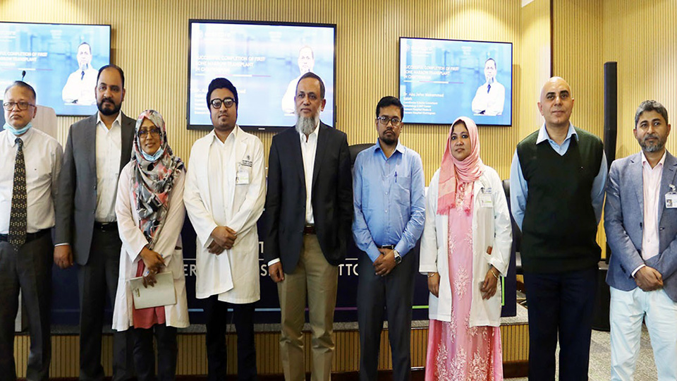 Evercare Hospital Ctg’s successful completion of first bone marrow transplant