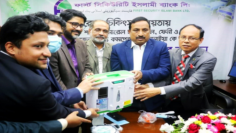 FSIBL donates 60pcs oxygen concentrators for treatment of Covid-19 patients