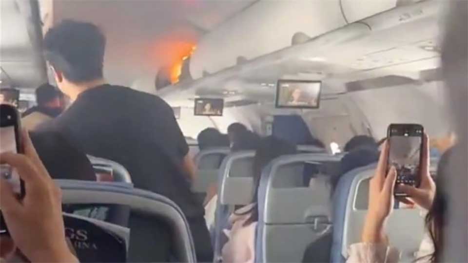 Fire erupts on Air China flight mid-air