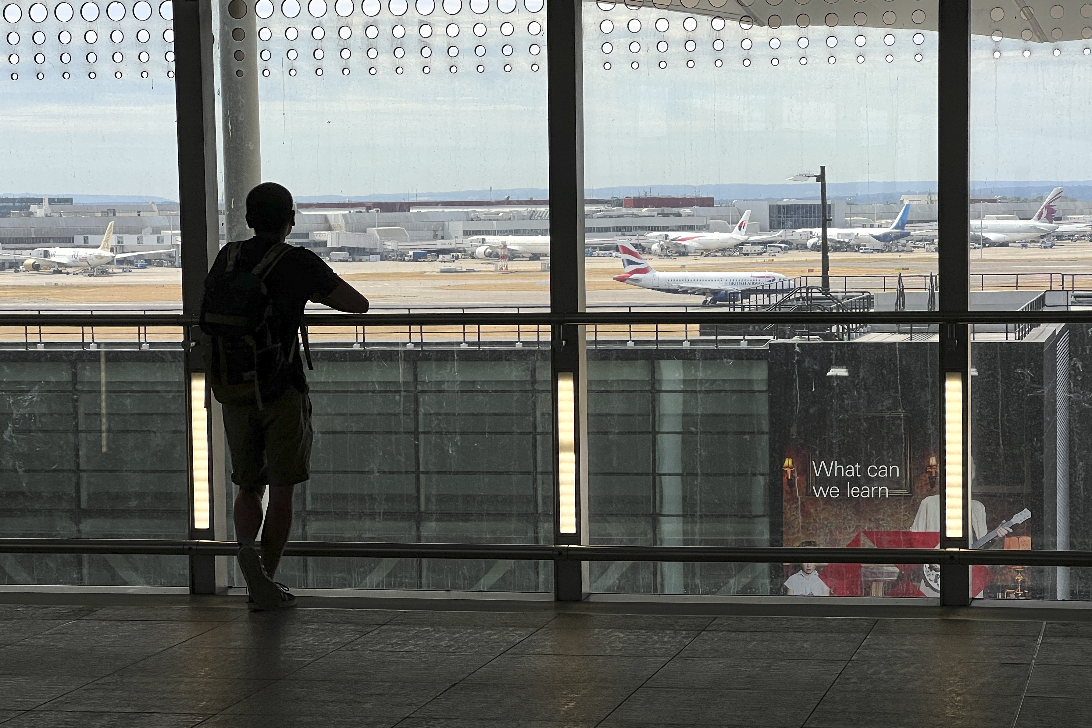 Heathrow Airport observing national silence for Queen's funeral