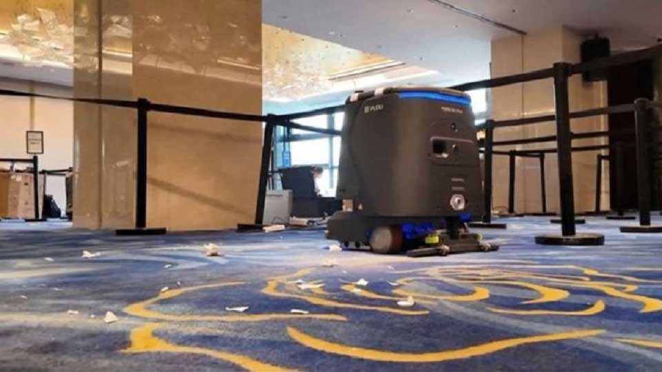 বেইজিংয়ে হোটেল রোবট অ্যাপ্লিকেশন প্রতিযোগিতা