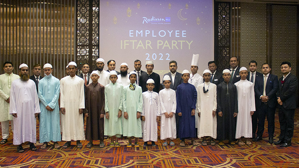 Radisson Blu Dhaka’s annual employee iftar with Madrasa students