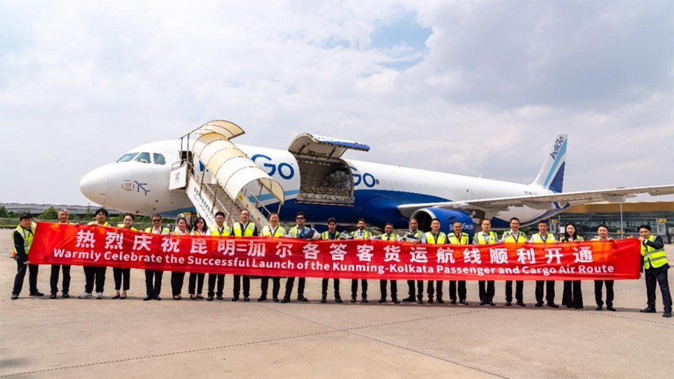 IndiGo launches new Kolkata–Kunming cargo route