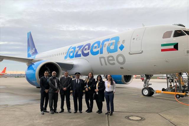 Jazeera’s fleet now stands at 17 with new Airbus A320neo
