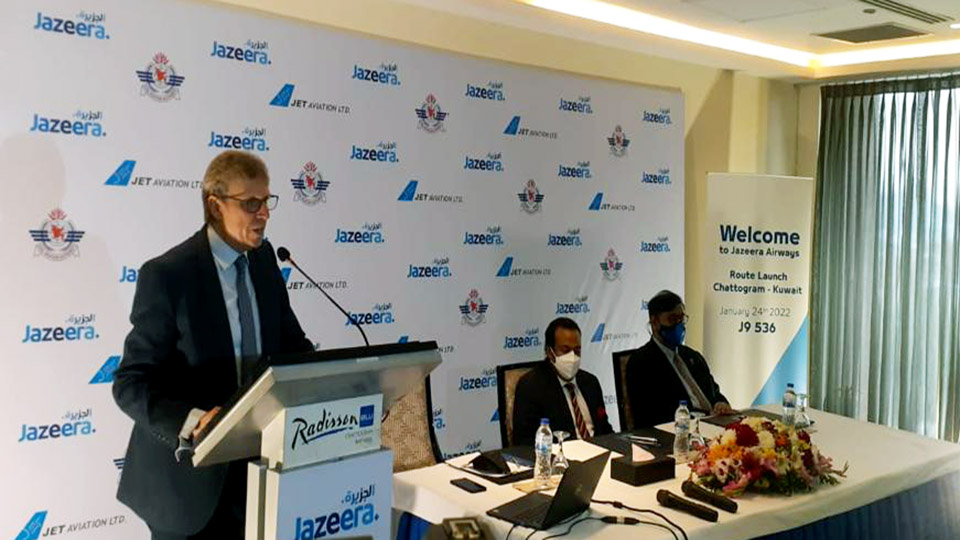 Jazeera Airways launches direct flights on Chattogram-Kuwait route