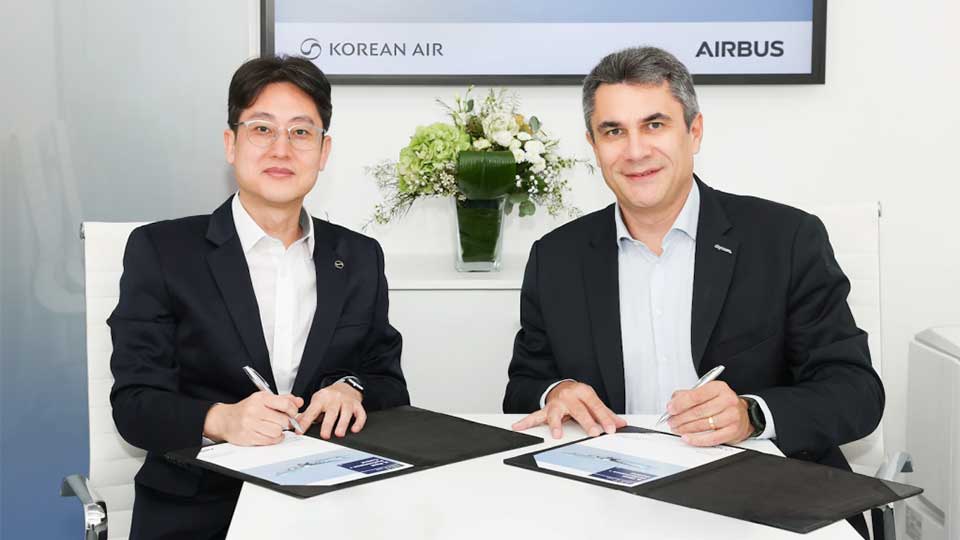 Korean air strengthens alliance with Airbus