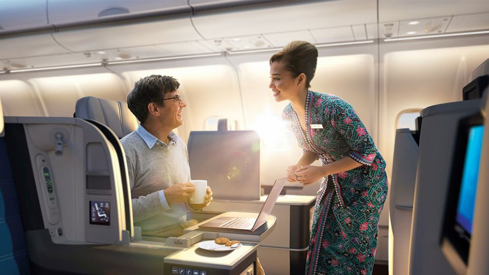 Malaysia Airlines offers free WiFi in all classes