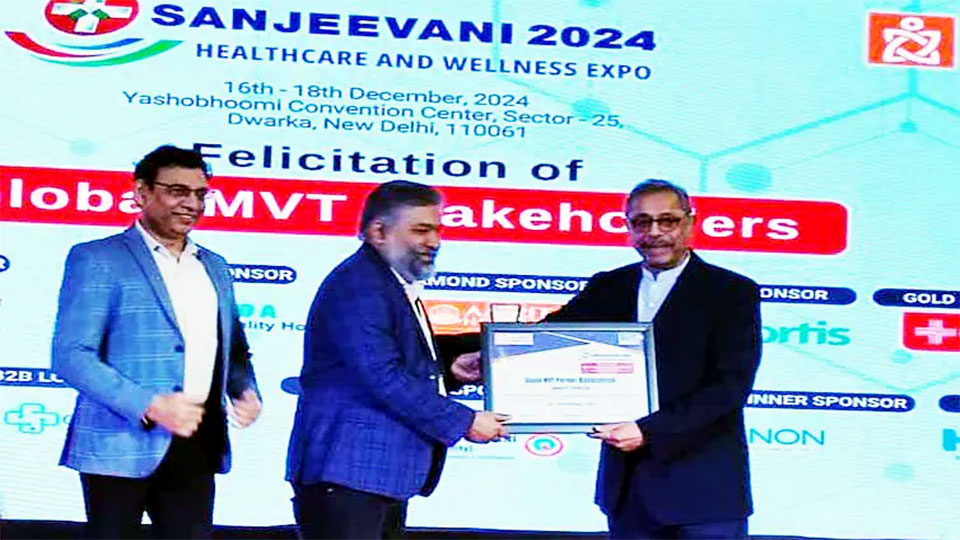 গ্লোবাল এমভিটি পার্টনার ইম্প্যাক্ট পার্সন এওয়ার্ড পেলেন মেডিএইডারের প্রধান নির্বাহী শাব্বির আহমদ