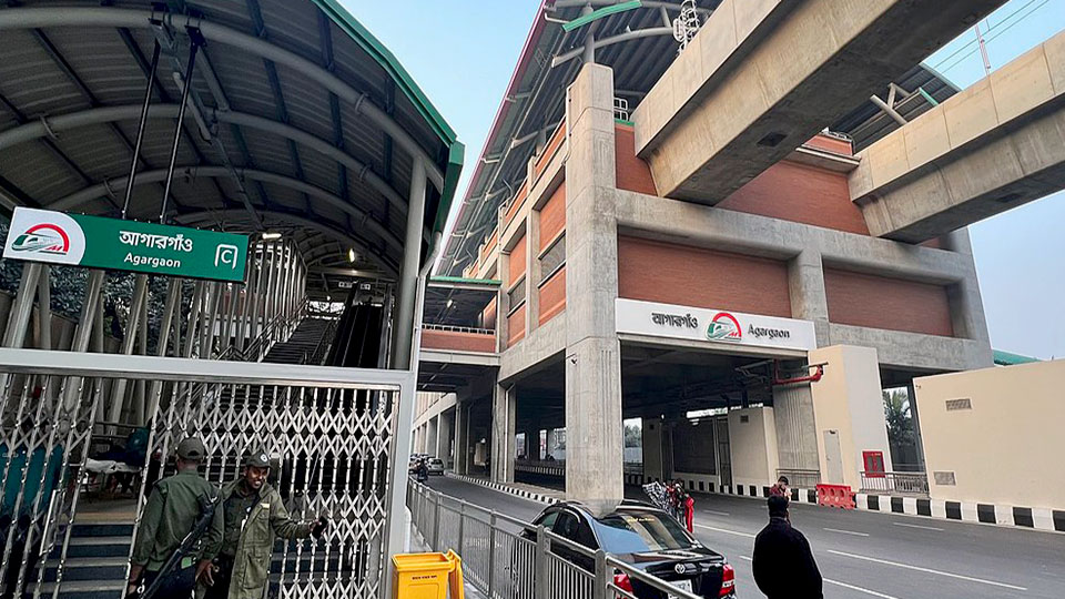 Metro rail’s Agargaon-Motijheel part open from November 5