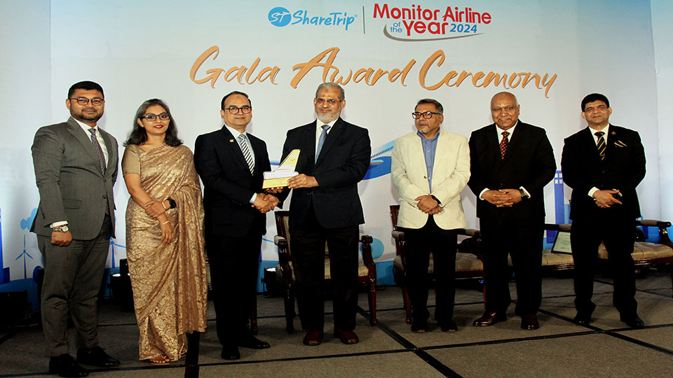MTB Air Lounge wins Best Airport Lounge in Bangladesh at ShareTrip–Monitor Awards 2024