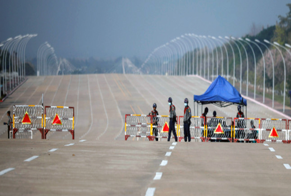 All passenger flights in Myanmar shut down