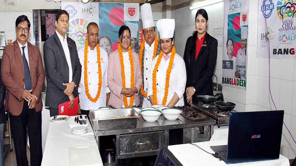 NHTTI represents Bangladesh at Young Chef Olympiad