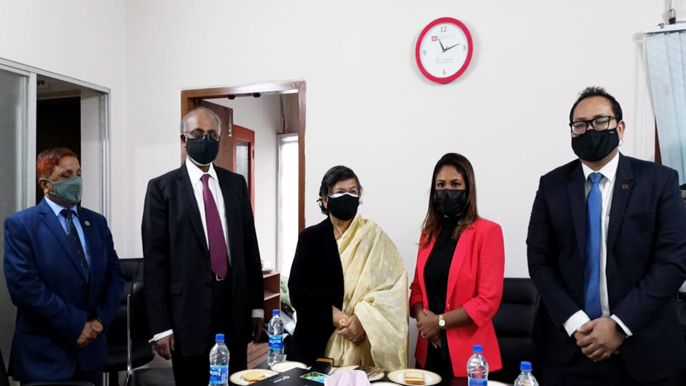 Maldives HC visits ZNRF University of Management Sciences