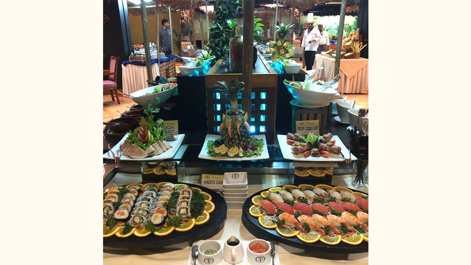 Lavish buffet at Peninsula Chittagong