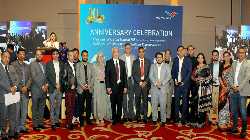 NOVOAIR celebrates 10th anniversary awarding best agents