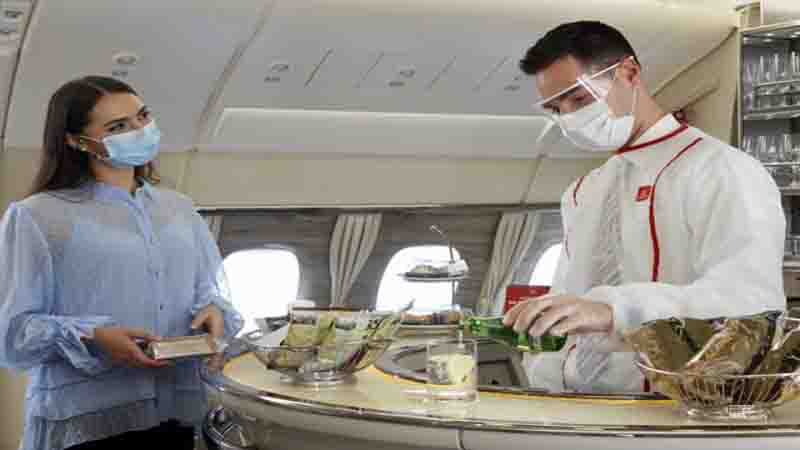 Emirates resume signature onboard service