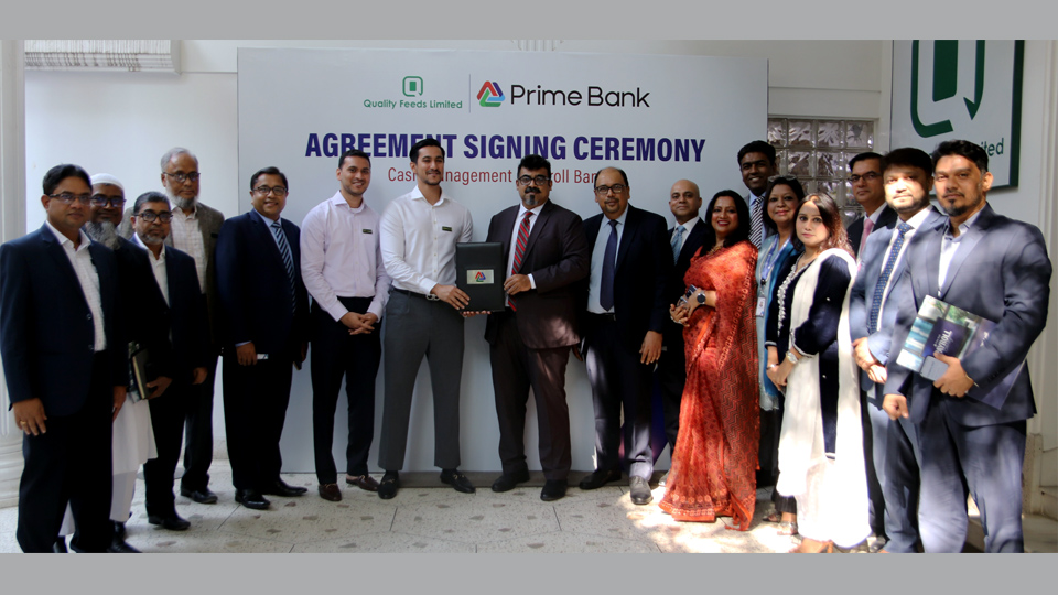Prime Bank signs payroll banking deal, cash management services with Quality Feeds Ltd