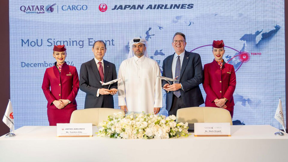 Qatar Airways Cargo, Japan Airlines pair up to enhance product offerings