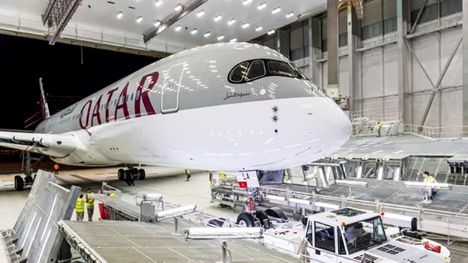Airbus undertakes maintenance activities for Qatar's A350s amid delivery refusal