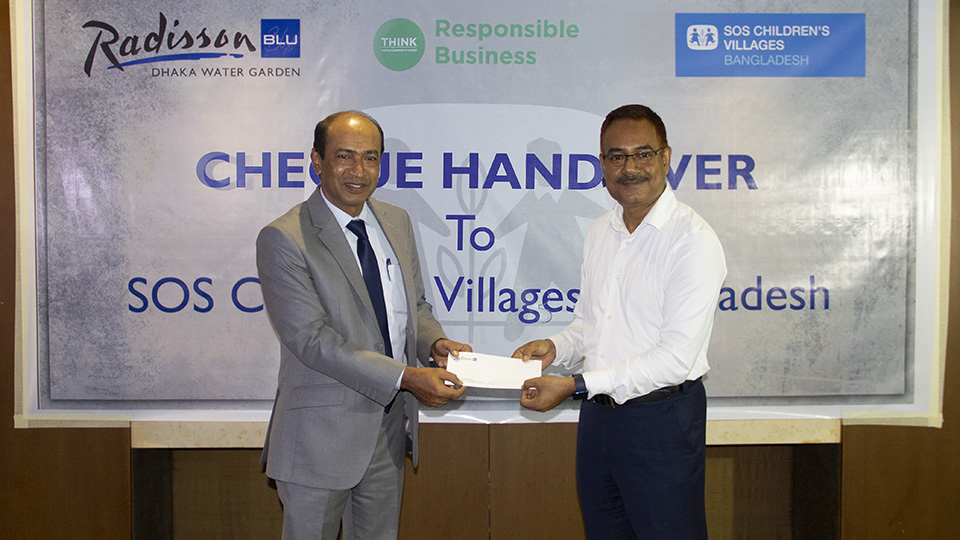 Radisson Blu Dhaka donates to SOS Children’s Village Int’l