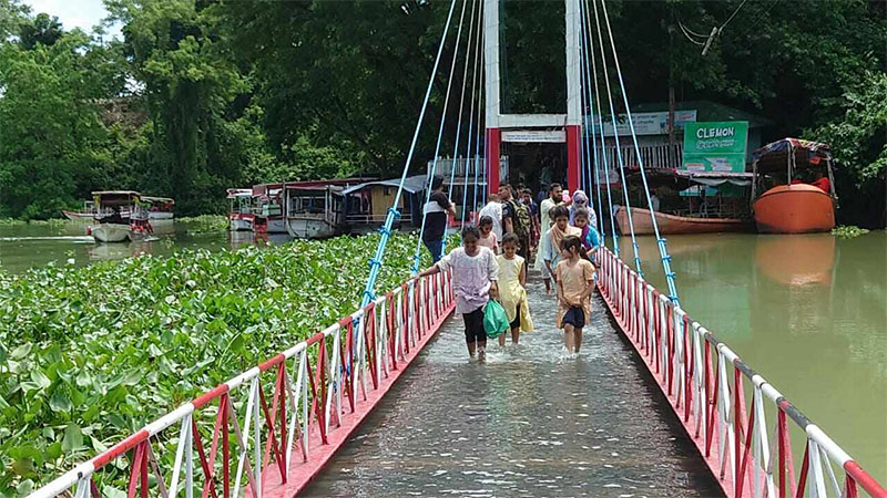 পানিতে ডুবলো সিম্বল অব রাঙ্গামাটি