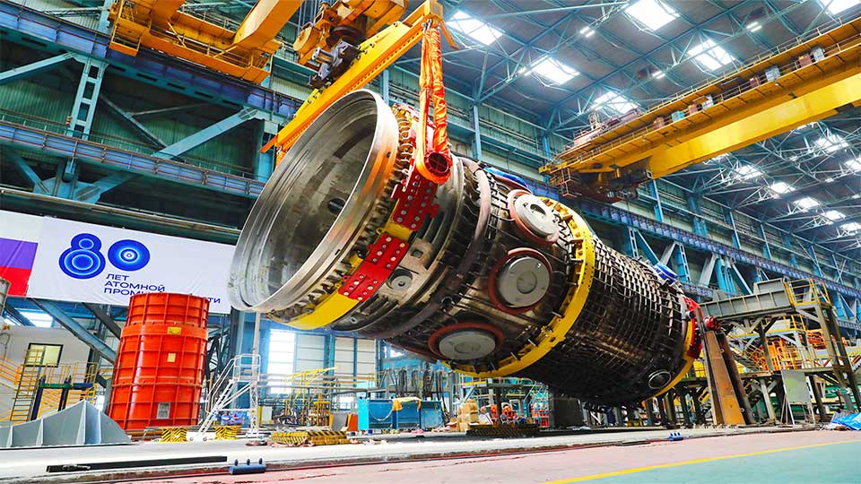 Rosatom manufactures the key equipment for the under-construction Generation IV nuclear power unit