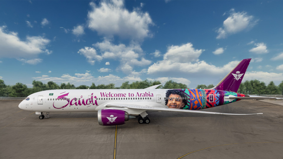 Saudia unveils new “Saudi, Welcome to Arabia” special livery to boost Saudi Arabian tourism