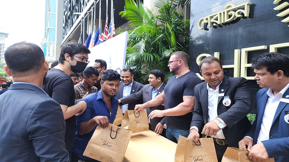 Food distribution by Westin, Sheraton Dhaka on National Mourning Day