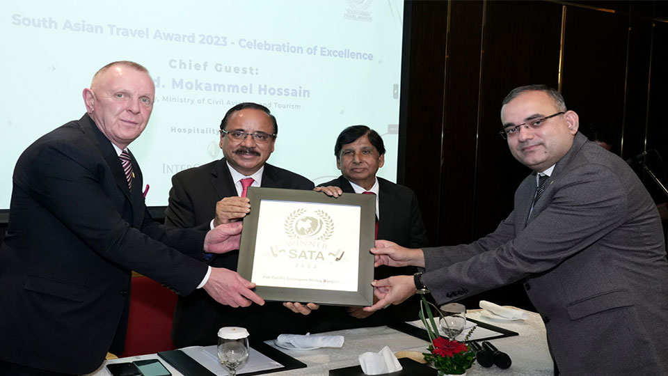 Pan Pacific Sonargaon Dhaka wins two awards at SATA 2023
