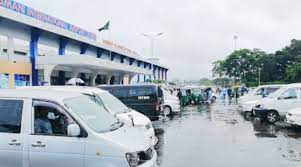 ওসমানী বিমানবন্দরে পানি : ফ্লাইট ওঠা–নামা বন্ধ