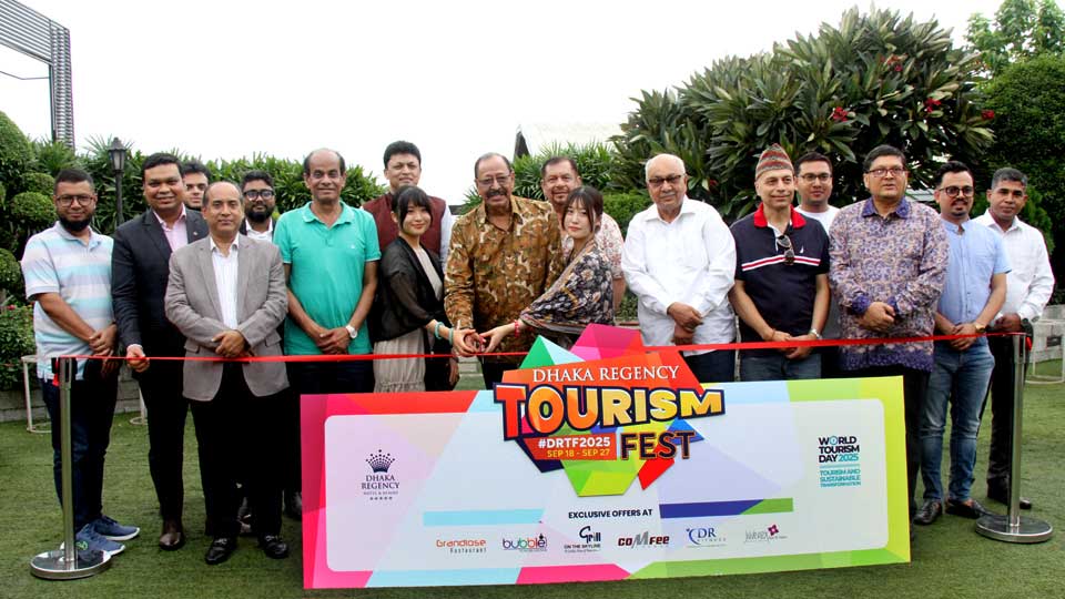 Tourism Fest 2025 taking place at Dhaka Regency