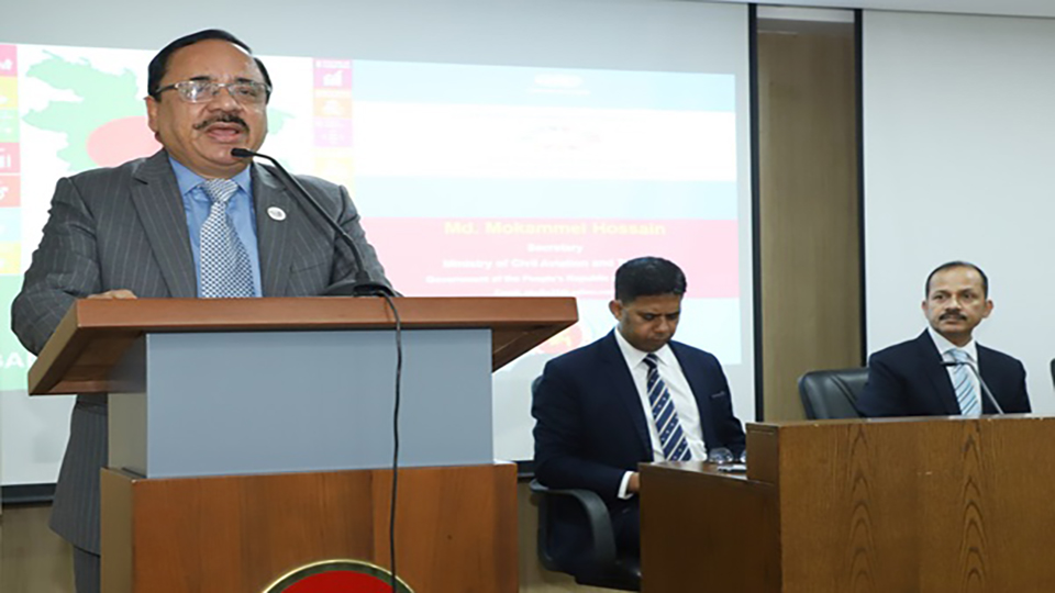 বিমানে টেকসই উন্নয়ন লক্ষ্যমাত্রা বিষয়ক প্রশিক্ষণ