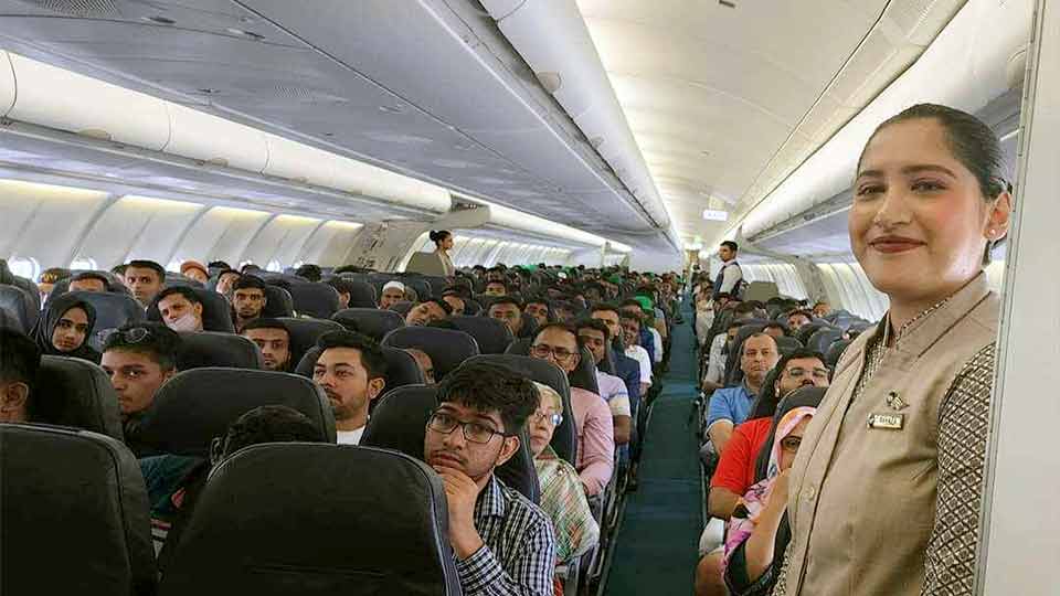 ঢাকা-কুয়ালালামপুর রুটে এয়ারবাস ৩৩০-৩০০ দ্বারা ইউএস-বাংলার প্রথম ফ্লাইট