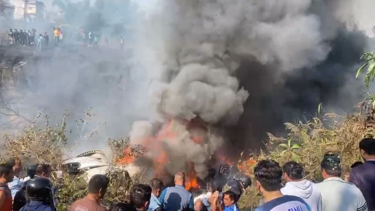Plane carrying 72 people crashes in Nepal