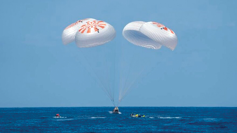 Three tourists return from NASA's first foray into space tourism